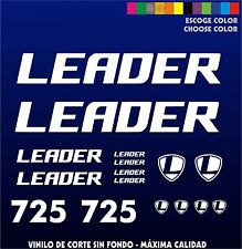 KIT PEGATINAS - STICKERS - VINILO - VINYL - BICICLETA - BIKE - LEADER 725 LAMINA, usado comprar usado  Enviando para Brazil
