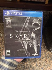 The Elder Scrolls V Skyrim Special Edition PS4 Walmart exclusivo com pôsteres comprar usado  Enviando para Brazil