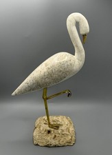 ⭕️ ESCULTURA RARA DE TRAVERTINO E FLAMINGO DE LATÃO MAITLAND SMITH TESSELADA 16" comprar usado ⭕️ ESCULTURA RARA DE TRAVERTINO E FLAMINGO DE LATÃO MAITLAND SMITH TESSELADA 16" comprar usado  Enviando para Brazil