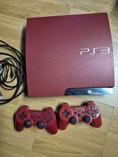 Usado, SONY PlayStation 3 PS3 Slim Scarlet Red Console 320GB CECH-3004B 2 Controllers comprar usado  Enviando para Brazil