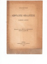 Giovanni segantini arte usato  Montecchio Emilia