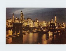 Postcard brooklyn bridge for sale  Almond