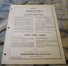 1957 evinrude big for sale  Goodman