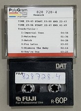 Imperial Teen - Seasick DAT Production Master Digital Audio Tape Cassette Rare comprar usado Imperial Teen - Seasick DAT Production Master Digital Audio Tape Cassette Rare comprar usado  Enviando para Brazil