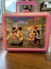 Lancheira Mickey Mouse e Minnie Mouse Aladdin Rosa Vintage Anos 80, usado comprar usado Lancheira Mickey Mouse e Minnie Mouse Aladdin Rosa Vintage Anos 80, usado comprar usado  Enviando para Brazil