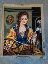 Needlepoint young woman for sale Needlepoint young woman for sale  STOURBRIDGE