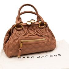 Usado, Bolsa de mão Marc Jacobs com armação satchel marrom acolchoada alça de corrente de couro comprar usado  Enviando para Brazil