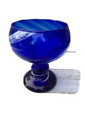 Vaso de doces genuíno Handarbeit alemão soprado à mão azul cobalto copo arte comprar usado Vaso de doces genuíno Handarbeit alemão soprado à mão azul cobalto copo arte comprar usado  Enviando para Brazil