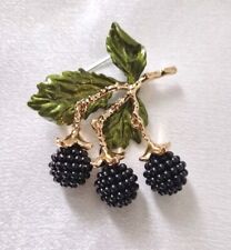 Blackberry fruit brooch for sale  PUDSEY