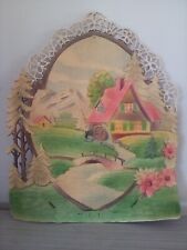 House scene embossed for sale  Cedar