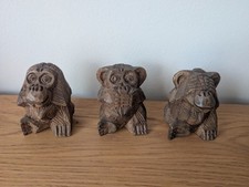 Three wise monkeys for sale  MAIDSTONE