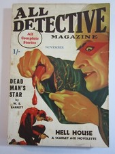 Detective magazine nov. for sale  New Canaan