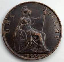 1899 one penny for sale  WIDNES