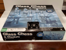 Glass chess checkers for sale  Hopewell Junction