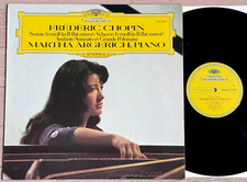 MARTHA ARGERICH Sonata Scherzo Andante CHOPIN 1975 ED1 DGG STEREO LP MINT comprar usado  Enviando para Brazil