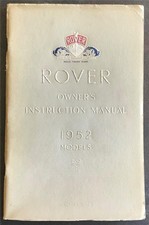 Rover 1952 models for sale  LEICESTER