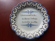 Assiette faience ancienne d'occasion  Nogaro