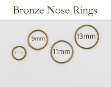 Anel de nariz de bronze, opções de tamanho, argola de nariz minúscula, argola de nariz sutil, argolas de nariz comprar usado  Enviando para Brazil