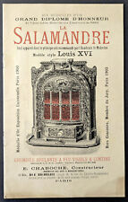Catalog. salamandre. chaboche. d'occasion  Expédié en Belgium