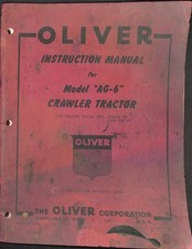 Oliver crawler tractor for sale  USA