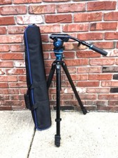 Tripé Benro A2573F S6PRO base plana com CABEÇA DE VÍDEO FLUIDA, bolsa de armazenamento e bateria comprar usado  Enviando para Brazil