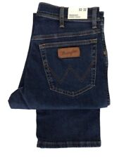 Używany, MĘSKIE DŻINSY WRANGLER TEXAS STRETCH DŻINSOWY ZAMEK BŁYSKAWICZNY GRANATOWY DŻINS STONEWASH na sprzedaż  Wysyłka do Poland