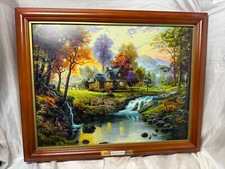 Lovely thomas kinkade for sale  MINEHEAD