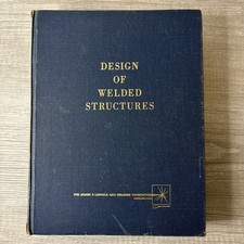 Design of Welded Structures by Omer W. Blodgett (1976, Hardcover) 8th Printing comprar usado  Enviando para Brazil