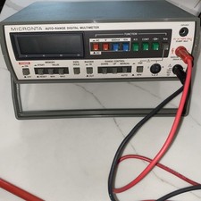 Multímetro digital LCD Micronta bancada alcance automático 22-195 vintage testado comprar usado  Enviando para Brazil