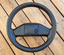 Volante de couro NOVO para VW Volkswagen Golf II Jetta MK2 MK3 spline grande comprar usado  Enviando para Brazil