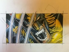 Wolverine hand drawn for sale  CAMBORNE