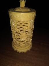 Tenedor/diente de plástico de colección Mcm celuloide década de 1960 horquilla de cóctel/diente de colección 5 1/8" H OBO segunda mano  Embacar hacia Mexico