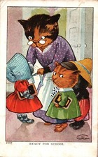 Anthropomorphic kittens gettin for sale  Whitinsville