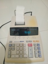  Calculadora de impressão Sharp EL-2630P.  Impressora de fita 12 dígitos 2 cores alta velocidade comprar usado  Enviando para Brazil