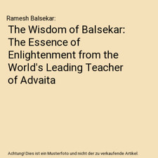The wisdom balsekar gebraucht kaufen  Trebbin