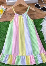 Colorful striped sundress for sale  Spring Hill