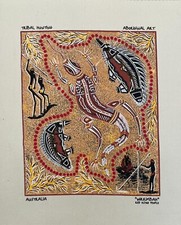 Art aborigène australie d'occasion  Artigues-près-Bordeaux