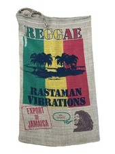 Vintage Bob Marley Rastaman Vibrations Saco/Saco de Estopa - Reggae comprar usado  Enviando para Brazil