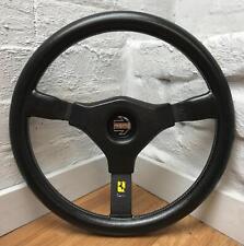 Volante de couro preto genuíno Momo Ferrari Cavallino 380mm. Retrô.  7D comprar usado  Enviando para Brazil