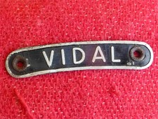 Plaque selle vidal d'occasion Plaque selle vidal d'occasion  Le Poinçonnet