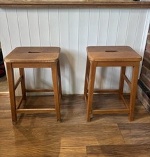 Vintage wooden stool for sale  RICKMANSWORTH