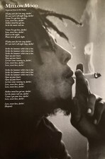 Usado, Bob Marley Mellow Mood Letra 1992 Pôster Vintage 24 X 36 comprar usado  Enviando para Brazil