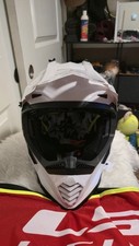 Capacete de motocicleta LS2 Helmets Gate II Full Face MX (branco brilhante) comprar usado  Enviando para Brazil