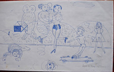 Dessin encre pierre d'occasion  Bormes-les-Mimosas