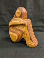 Usado, Antigo Escultura em madeira compensada esculpida assinada por Robert Hargrove 9,5x 8x4,75" comprar usado  Enviando para Brazil