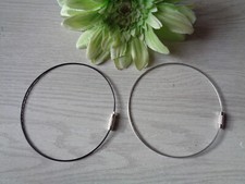 Stahldraht armbänder silber gebraucht kaufen  Hennigsdorf