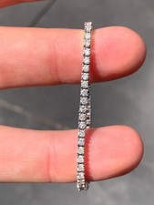 Pulseira de tênis infantil ouro 18 quilates diamante 2,82 quilates comprar usado  Enviando para Brazil