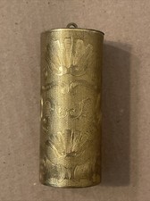 Antique embossed brass for sale  North Haven