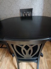 Ebony wood dining for sale  MANCHESTER