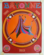 Affiche tauromachie bayonne d'occasion  La Courtine